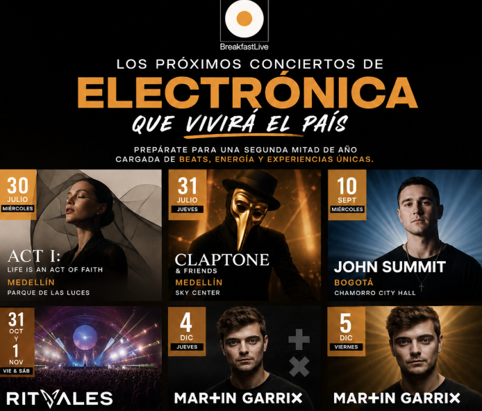 Colombia se prepara para una temporada histórica de música electrónica